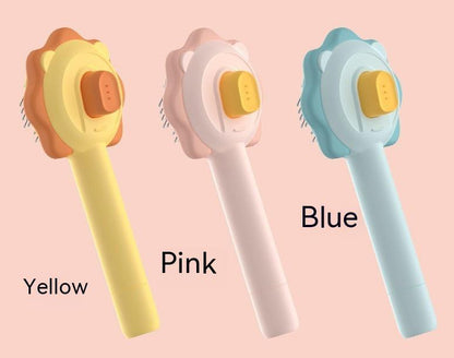 Självrensande pälsborste med click