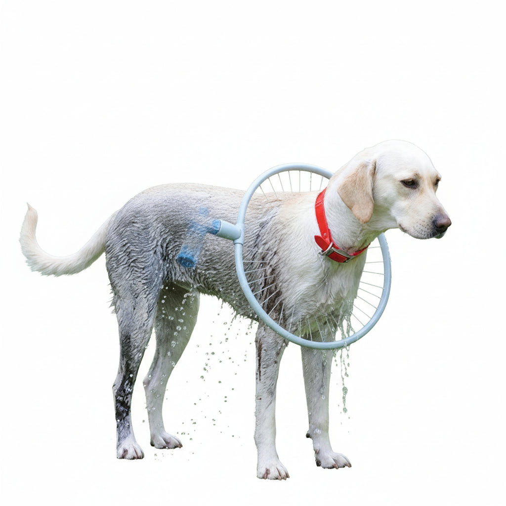 360 graders hunddusch för vattenslang