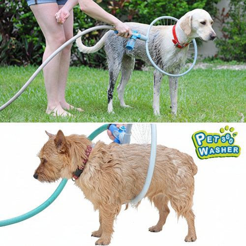 360 graders hunddusch för vattenslang