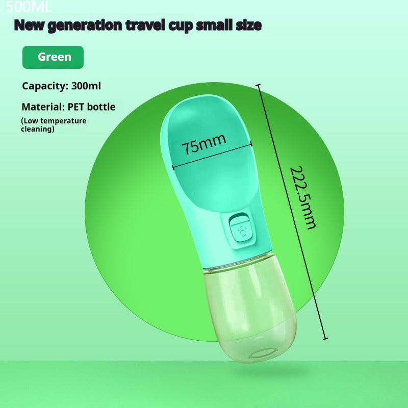 Vattenflaska med skål