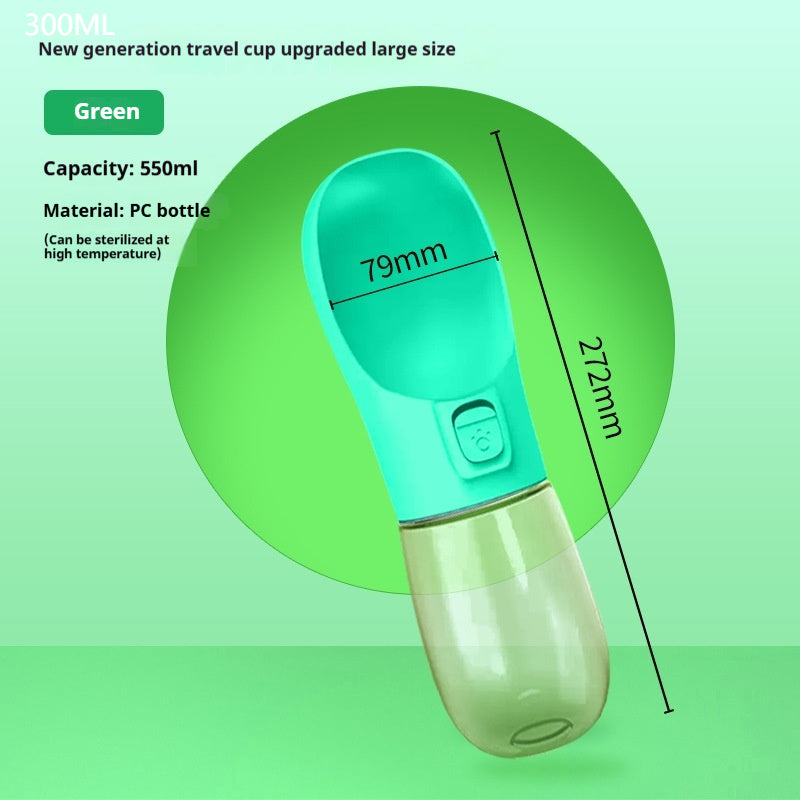 Vattenflaska med skål